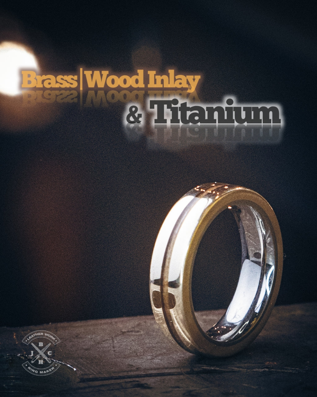 Brass With Wood Inlay & Titanium