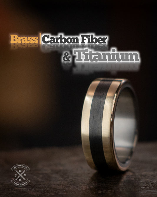 Brass|Carbon Fiber & Grade 2 Titanium