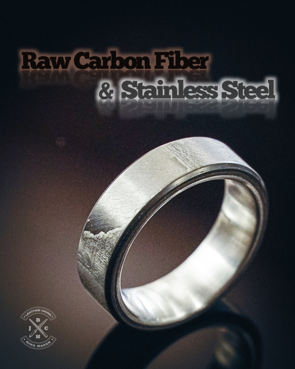 Raw Carbon Fiber & Stainless Steel
