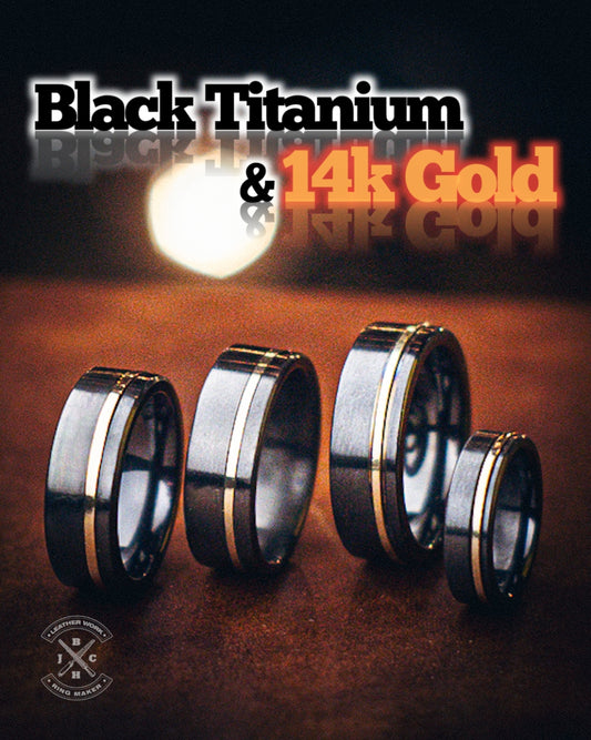 Black Titanium & 14k Gold