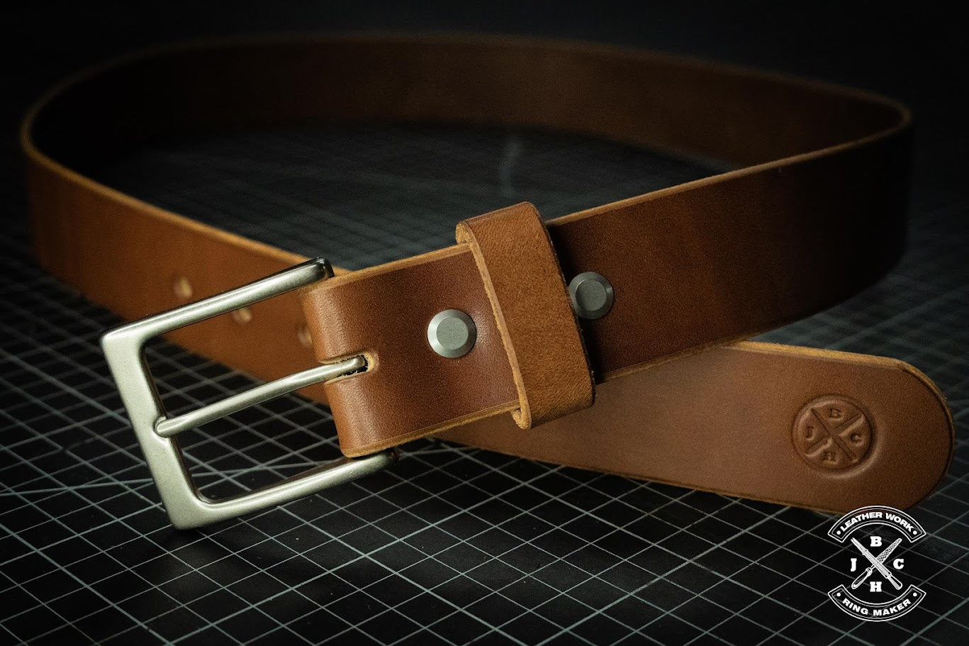 The Revved Up Leather Belt